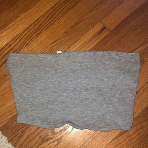 Grey tube top